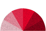 Partial pie chart showing several segments in varying shades of red and pink, with no visible labels or legend.