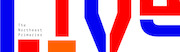 Bold red, blue, and orange typographic editorial illustration reading LIVE for The Northeast Primaries coverage on FiveThirtyEight.