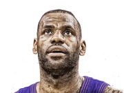 Stylized editorial illustration of a basketball player in a purple jersey looking upward, rendered with a gritty textured effect on a white background.