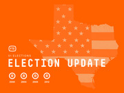 FiveThirtyEight 51 Elections Election Update graphic showing Texas voting Republican in 2000, 2004, 2008, and 2012 presidential elections.
