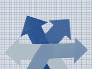 Editorial illustration showing multiple blue arrows pointing in different directions on a grid paper background, suggesting conflicting or uncertain trends.