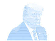 ASCII art illustration of a human figure or portrait made entirely from text characters including symbols like #, %, @, and /.