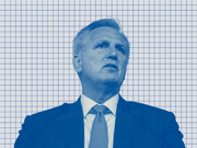 Blue-tinted editorial illustration of a man in a suit and tie against a grid paper background, styled in FiveThirtyEight's signature graphic treatment.