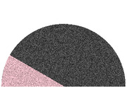 Partial view of a pie or donut chart showing a large dark gray segment and a smaller pink segment, with no visible labels.