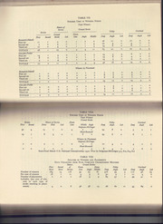 Scanned book page showing Tables VII, VIIA, and VIII with tennis stroke statistics for winners and placements from U.S. National Championship matches.