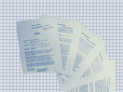 Stylized editorial illustration of multiple pages of the declassified White House memorandum of the Trump-Zelensky phone call, rendered in blue on a grid background.